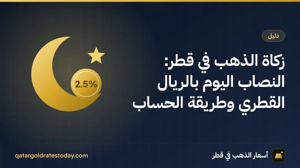 زكاة الذهب في قطر: النصاب اليوم بالريال القطري وطريقة الحساب