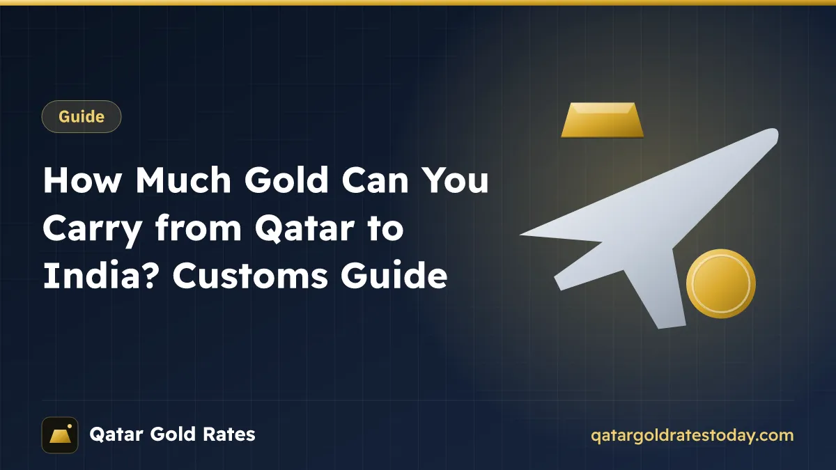 How Much Gold Can You Carry from Qatar to India? Customs Guide